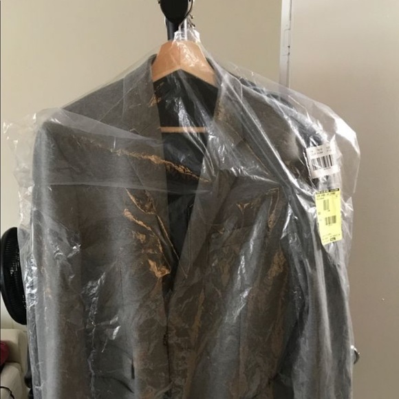 Unisex Grey Topcoat By Banana Republic